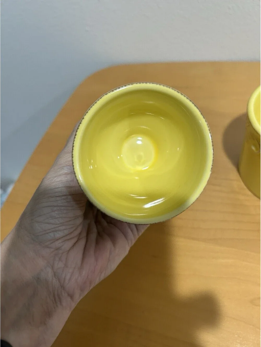 The Original Butter Bell Crock Antique Collection by L. Termain Goldenrod Yellow